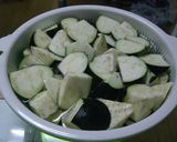 なすと豚肉のごま味噌炒め作り方1写真