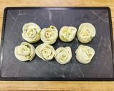 薔薇蒸し餃子　野菜添え作り方6写真