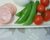 彩り野菜と荒挽きソーセージの簡単ピザ作り方6写真