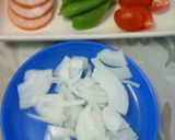 彩り野菜と荒挽きソーセージの簡単ピザ作り方7写真
