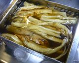 簡単ヘルシ－！焼き茄子の和風ゼリー寄せ。作り方6写真