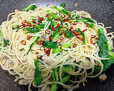 菜の花とあさりのスパゲッティ作り方6写真