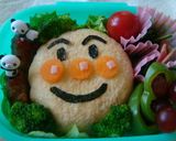 キャラ弁　バイキンマン　簡単　おにぎり作り方11写真