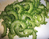 簡単！ｻﾗﾀﾞ☆　ゴーヤのごまマヨ作り方1写真