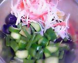 夏野菜サラダ風ごま和え!作り方2写真