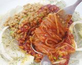 【韓国春雨の辛口『納豆混ぜ麺』】の作り方作り方10写真