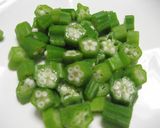 簡単！オクラとたらこde副菜作り方2写真
