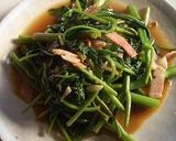青梗菜とベーコンのオイスター炒め作り方4写真