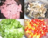 中華風肉そぼろ丼作り方1写真