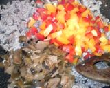 中華風肉そぼろ丼作り方3写真
