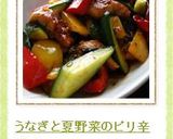 うなぎと夏野菜のピリ辛炒め作り方6写真