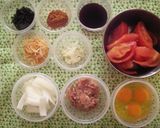 トマトと卵のカレー炒め作り方1写真