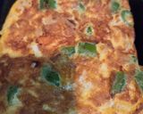 スナップエンドウと🧀チーズのオムレツ作り方4写真