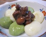 ところ天・白玉・金時豆で冷やしぜんざい作り方7写真