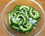 ゴーヤの塩茹でを使ったおつまみ２品作り方2写真