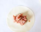 風味良くジューシー【きのこハンバーグ餃子作り方7写真