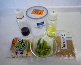 簡単　枝豆とちくわで甘辛炒め作り方1写真