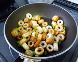 簡単　枝豆とちくわで甘辛炒め作り方4写真