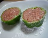 お弁当に☆お花にも見えるピーマンの肉詰め作り方6写真