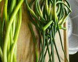 Garlic scape pesto作り方2写真