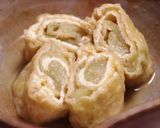 油揚げと茄子の巻き煮作り方7写真