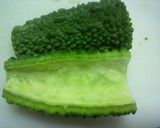 ゴーヤと豚肉の天ぷら作り方1写真