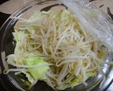 ❤きゃべつ＋もやし＋粉チーズのサラダ❤作り方1写真