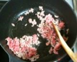 麻婆茄子ソースの中華風スパゲティ作り方3写真