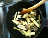 麻婆茄子ソースの中華風スパゲティ作り方4写真