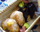 甘卵＋オカカ おにぎり作り方4写真