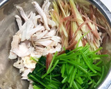 さわやか☆蒸し鶏のわさびあえ♪作り方7写真