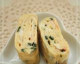 お弁当おかず☆ふりかけ入り玉子焼き作り方4写真