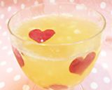 飲むゼリー♪ハートが浮かぶりんごジュレ作り方9写真