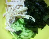鶏肉とわかめのサラダ（棒々鶏ソース）作り方5写真