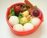 簡単キャラ弁♪初心者さん向けイモムシ君作り方2写真