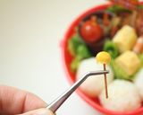 簡単キャラ弁♪初心者さん向けイモムシ君作り方3写真