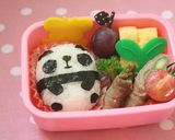 簡単キャラ弁＊運動会や遠足に♪全身パンダ作り方4写真