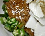 ●簡単すぎ!オクラと長芋のなめ茸和え♪●作り方1写真