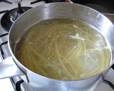ねぎとみょうがの梅パスタ作り方1写真