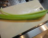 ズイキ（ハスイモ）の味噌汁★作り方1写真