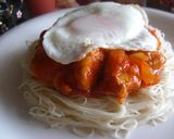 チキントマト煮そうめん♪作り方8写真