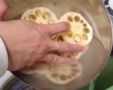 レンコンチップ（塩味ときな粉味）作り方4写真