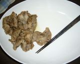 豚肉とピーマン、レンコンの黒酢炒め作り方3写真