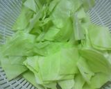 簡単キャベツとえのきのレンジ蒸し作り方1写真