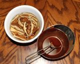 春雨＆ひき肉★甘辛にんにく チャプチェ風作り方1写真