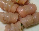 ❤さくっと!ササミの梅シソチーズ巻き❤作り方8写真