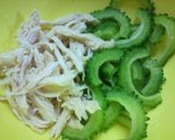 ゴーヤと鶏肉のわさびマヨ和え作り方7写真