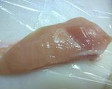 ゴーヤと鶏肉のわさびマヨ和え作り方1写真