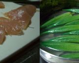 柔らか鶏ささみ＆オクラの梅肉ソース和え作り方3写真