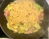 春キャベツ⭐︎しめじ⭐︎ベーコンのパスタ作り方14写真